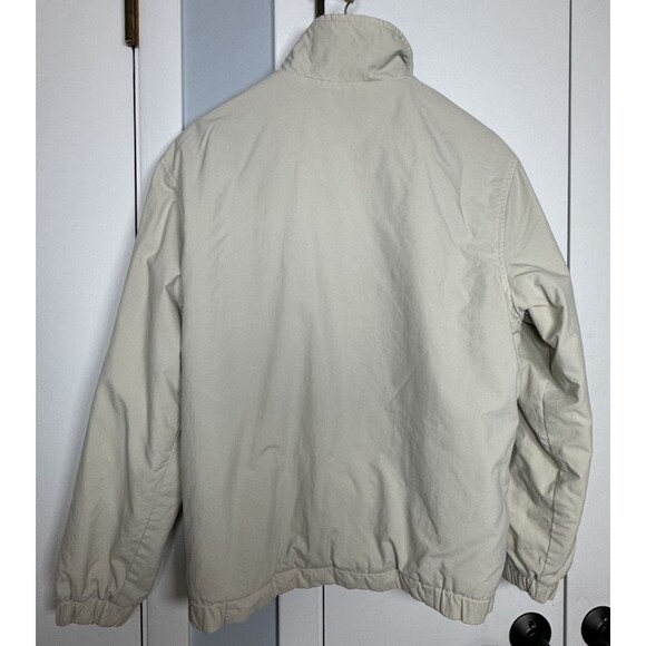 Eddie Bauer Bomber Beige Mens Small Outdoor Thinsulated Fleece Lined - Picture 3 of 12